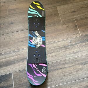 Burton mini grom 90cm snowboard with car stomp pad